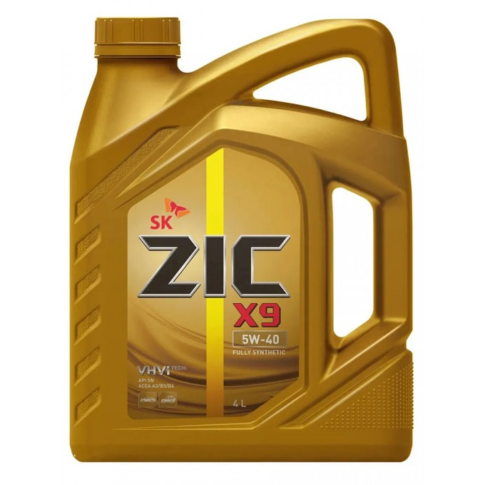 Zic ZIC X9 5w40 (4l)_Моторное масло!Api Sn, Acea A3/B3/B4, Vw 502.00/505.00/503.1, Ll-01, 162613