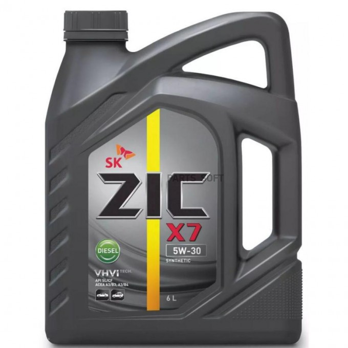 ZIC Масло моторное ZIC X7 Diesel 5W-30 синтетическое 6 л 172610