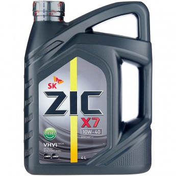 Моторное масло ZIC X7 Diesel 10W-40, 4 л